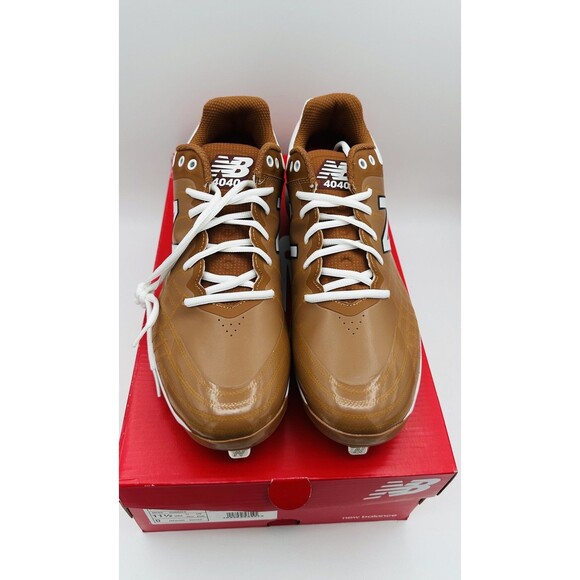 NEW New Balance 4040 mens brown metal baseball cleats shoes US 11.5 EUR 45.5 main image 4